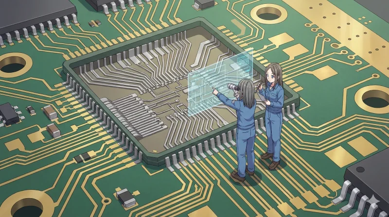 Torii gates scattered across the lake